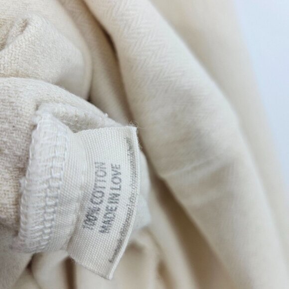 Chintamani Alchemistry Dress Cream Deep V-neck Fringe Sleeveless Mini Boho Sz L - Picture 8 of 10